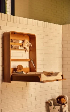 Flexa Pusleborde-Nova Væghængt Puslebord, Oak