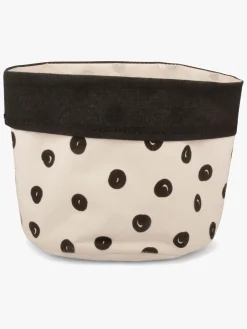 Opbevaring|formliving Form Living Opbevaringskurv Prikket Stor, Beige/Sort