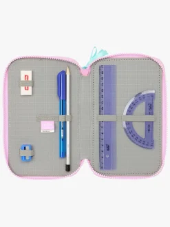 Kreativt Legetøj|DisneyFrozen Frozen Cool Days Tredelt Penalhus, Lyserød/Turkis Lyserød/Blå