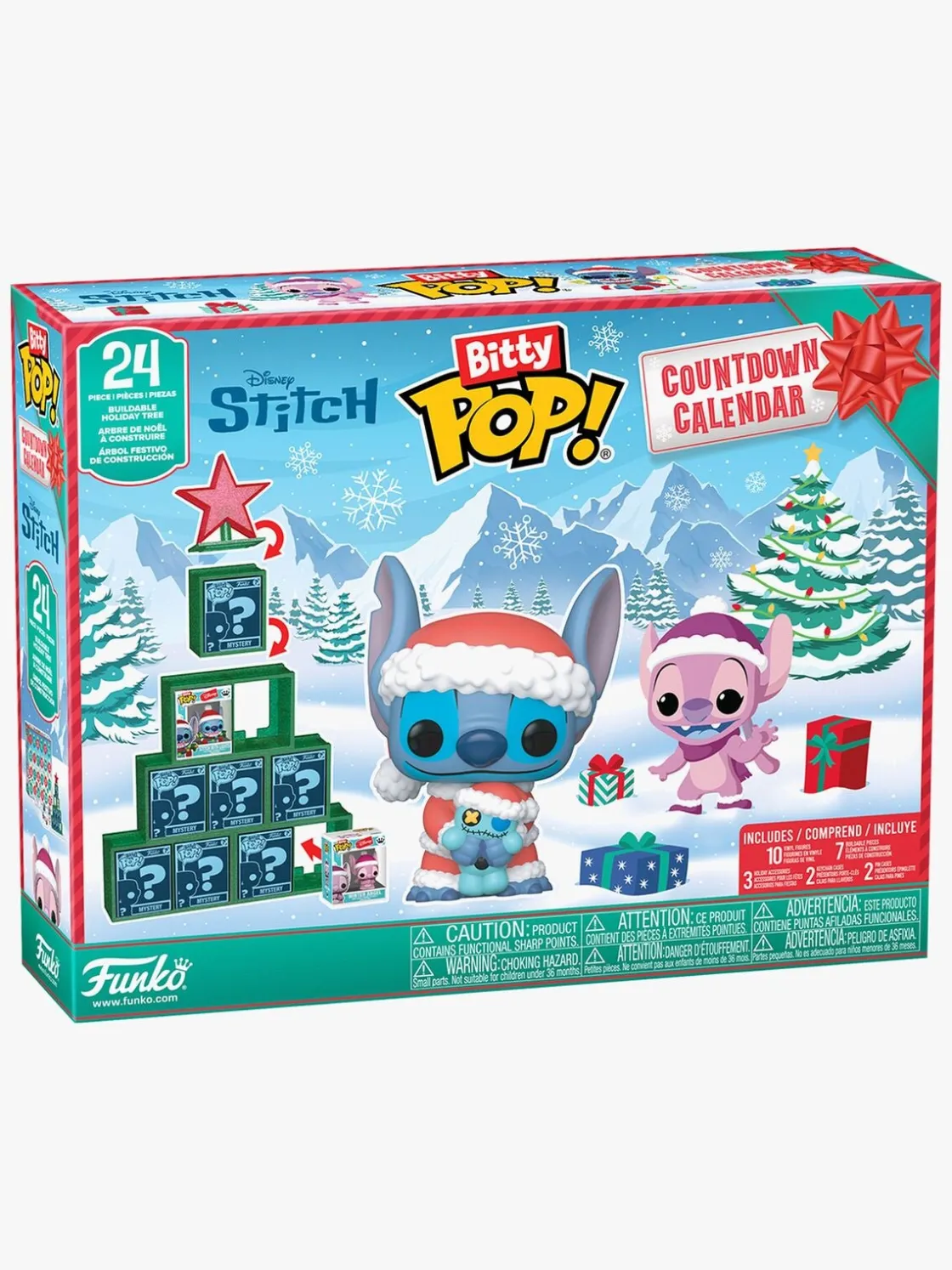 Julekalendere|DisneyLiloAndStitch Funko Bitty Julekalender 2025 Disney Stich Holiday