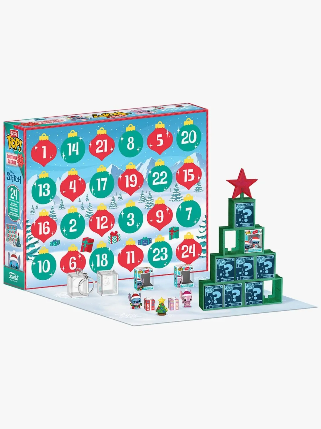 Julekalendere|DisneyLiloAndStitch Funko Bitty Julekalender 2025 Disney Stich Holiday