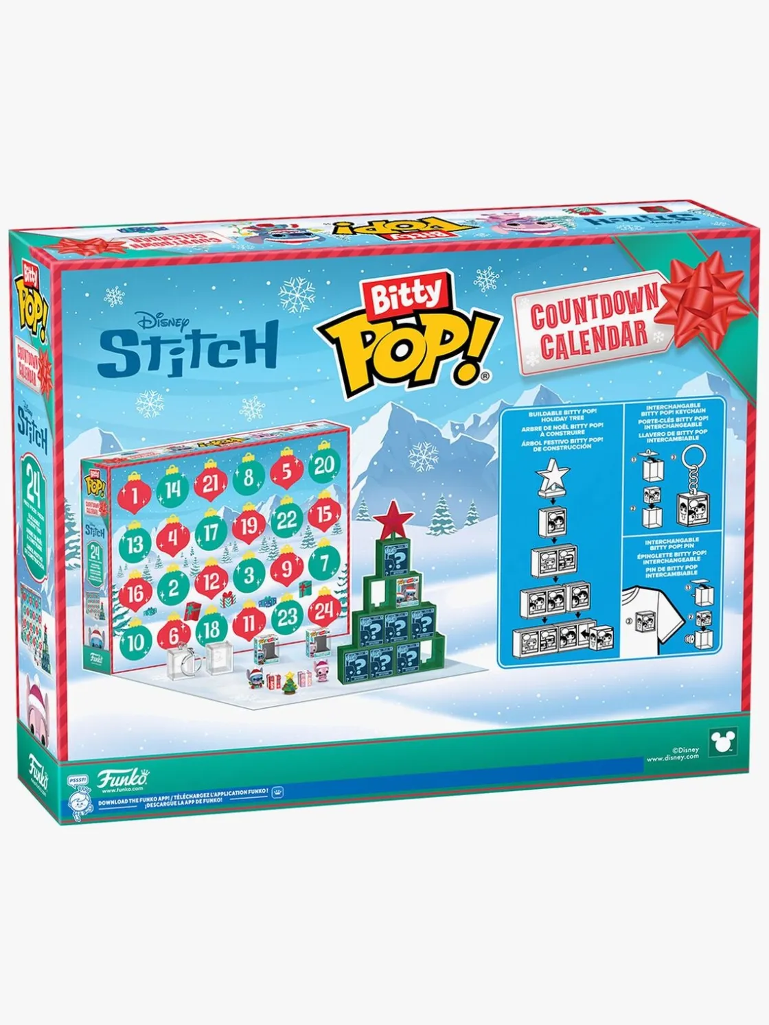 Julekalendere|DisneyLiloAndStitch Funko Bitty Julekalender 2025 Disney Stich Holiday