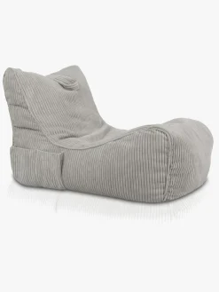 Børn Furini Børnemøbler-Flavio Sækkestol Velour, Lysegrå