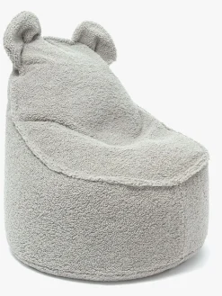 Børnemøbler|Furini Yogi Sækkestol Bouclé, Grå