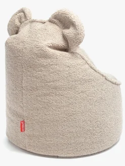Børnemøbler|Furini Yogi Sækkestol Bouclé, Cappucino