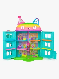 Børn GabbysDollhouse Legetøj Til Børn På 0-10 År|Dukker & Bamser-Gabby's Dollhouse Celebration Purrfect Dukkehus