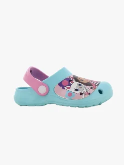 Hjemmesko|GabbysDollhouse Gabby's Dollhouse Clogs, Turkish Blue/Fuchsia