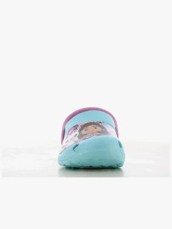 Hjemmesko|GabbysDollhouse Gabby's Dollhouse Clogs, Turkish Blue/Fuchsia