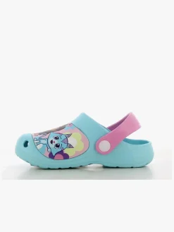 Hjemmesko|GabbysDollhouse Gabby's Dollhouse Clogs, Turkish Blue/Fuchsia