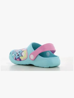 Hjemmesko|GabbysDollhouse Gabby's Dollhouse Clogs, Turkish Blue/Fuchsia