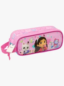 Kreativt Legetøj|GabbysDollhouse Gabby's Dollhouse Dobbelt Penalhus Party, Lyserød