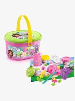 GabbysDollhouse Kreativt Legetøj-Gabby's Dollhouse Kitty Fairy Garden Bucket Kreasæt