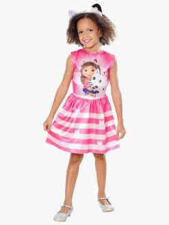 Kostumer & Udklædning|GabbysDollhouse Gabby's Dollhouse Kjole med Hårbøjle