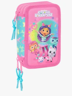 Kreativt Legetøj|GabbysDollhouse Gabby's Dollhouse Penalhus med 3 Rum 37pcs, Confetti