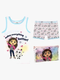 Tasker|Nattøj|GabbysDollhouse Gabby's Dollhouse Pyjamas & Toilettaske Sæt, Lyserød