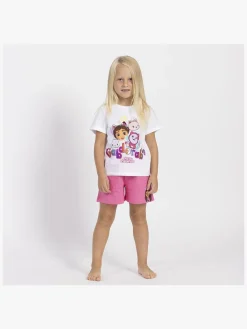 Nattøj|GabbysDollhouse Gabby's Dollhouse Pyjamas, Hvid/Lyserød