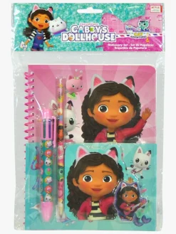 GabbysDollhouse Kreativt Legetøj-Gabby's Dollhouse Skrivesæt med Klistermærker