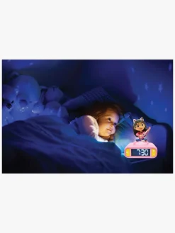 Børn GabbysDollhouse Interiør-Gabby's Dollhouse Vækkeur med Natlampe 3D Design & Lydeffekter