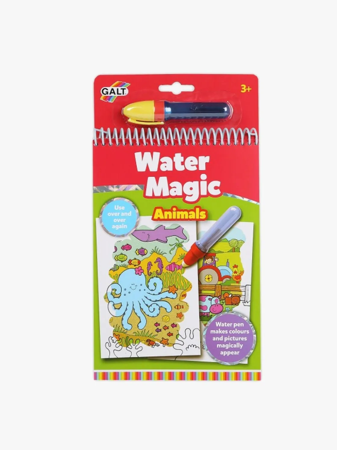 Kreativt Legetøj|Galt Malebog Water Magic Dyr