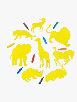 Kreativt Legetøj|Galt Safari Dyreskabeloner