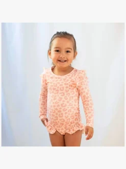 Uv & Strand|Geggamoja UV-Badedragt, Pink Leo