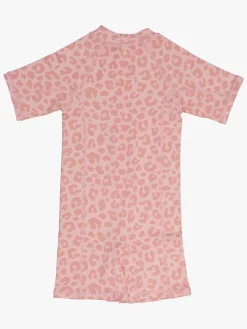 Børn Geggamoja Uv & Strand-UV-Dragt, Pink Leo