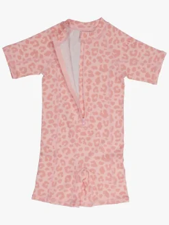 Børn Geggamoja Uv & Strand-UV-Dragt, Pink Leo