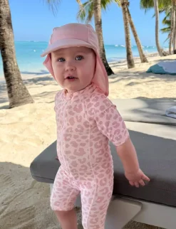 Børn Geggamoja Uv & Strand-UV-Dragt, Pink Leo