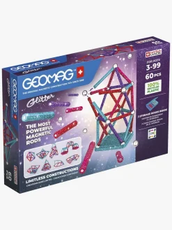 Byggesæt & Lego|Geomag Byggesæt 60 Dele, Glitter