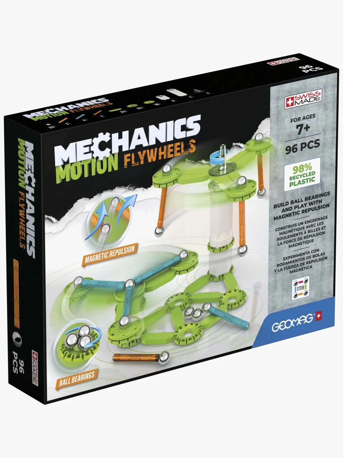 Byggesæt & Lego|Geomag Mechanics Motion Svinghjul 96 Brikker