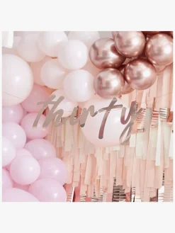 Interiør|GingerRay Ginger Ray Vægdekoration, Guldfarvet Lyserød