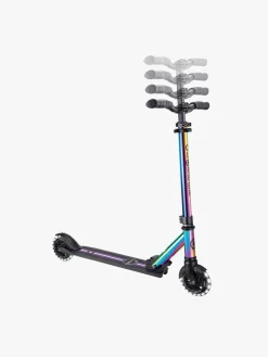 Løbehjul|Globber Flow Element Lights Chrome Finish Løbehjul, Neo Chrome Flerfarvet