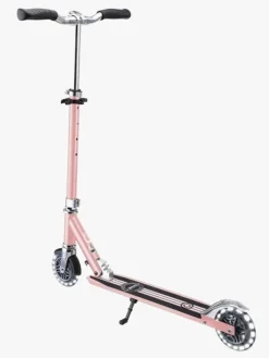 Løbehjul|Globber Flow Element Lights Chrome Finish Løbehjul, Rose Gold