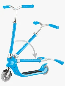 Globber Løbehjul-Flow Sammenklappelig 125 V2 Løbehjul, Himmelblå