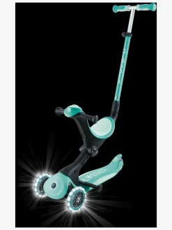 Løbehjul|Globber Go-Up Deluxe Lights Trehjulet Løbehjul, Dark Mint Grøn