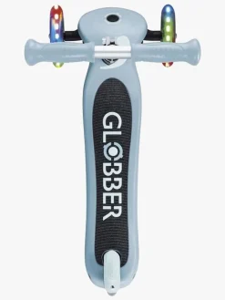 Globber Løbehjul-Primo Sammenklappelig Lights V2 Trehjulet Løbehjul, Blågrøn