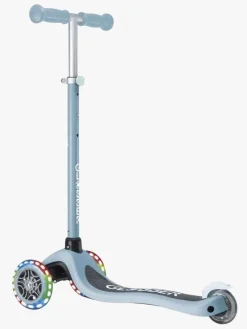 Globber Løbehjul-Primo Sammenklappelig Lights V2 Trehjulet Løbehjul, Blågrøn