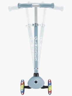 Globber Løbehjul-Primo Sammenklappelig Lights V2 Trehjulet Løbehjul, Blågrøn