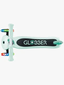 Globber Løbehjul-Primo Sammenklappelig Lights V2 Trehjulet Løbehjul, Pestel Mint