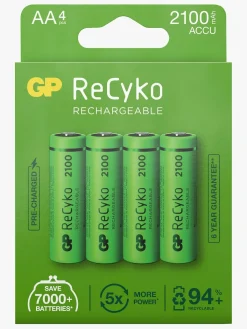 Elektronik & Media|GPBatterier GP Batterier ReCyko AA 4-pak