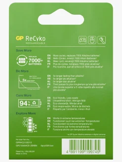 Elektronik & Media|GPBatterier GP Batterier ReCyko AA 4-pak