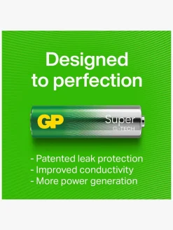 Elektronik & Media|GPBatterier GP Super Alkaline G-TECH AA/LR6 Batterier 12-Pak