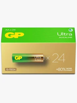 GPBatterier Elektronik & Media-GP Ultra Alkaline G-TECH AA/LR6 Batterier Svanemærket 24-Pak