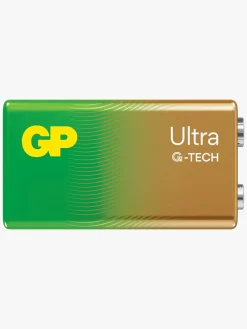 Elektronik & Media|GPBatterier GP Ultra Alkaline G-TECH 9V Batteri Svanemærket 1-Pak