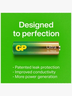 Elektronik & Media|GPBatterier GP Ultra Alkaline G-TECH 9V Batteri Svanemærket 1-Pak