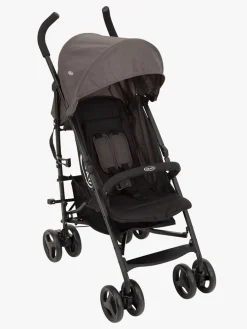 Rejseklapvogne|Graco TraveLite Klapvogn, Black/Grey