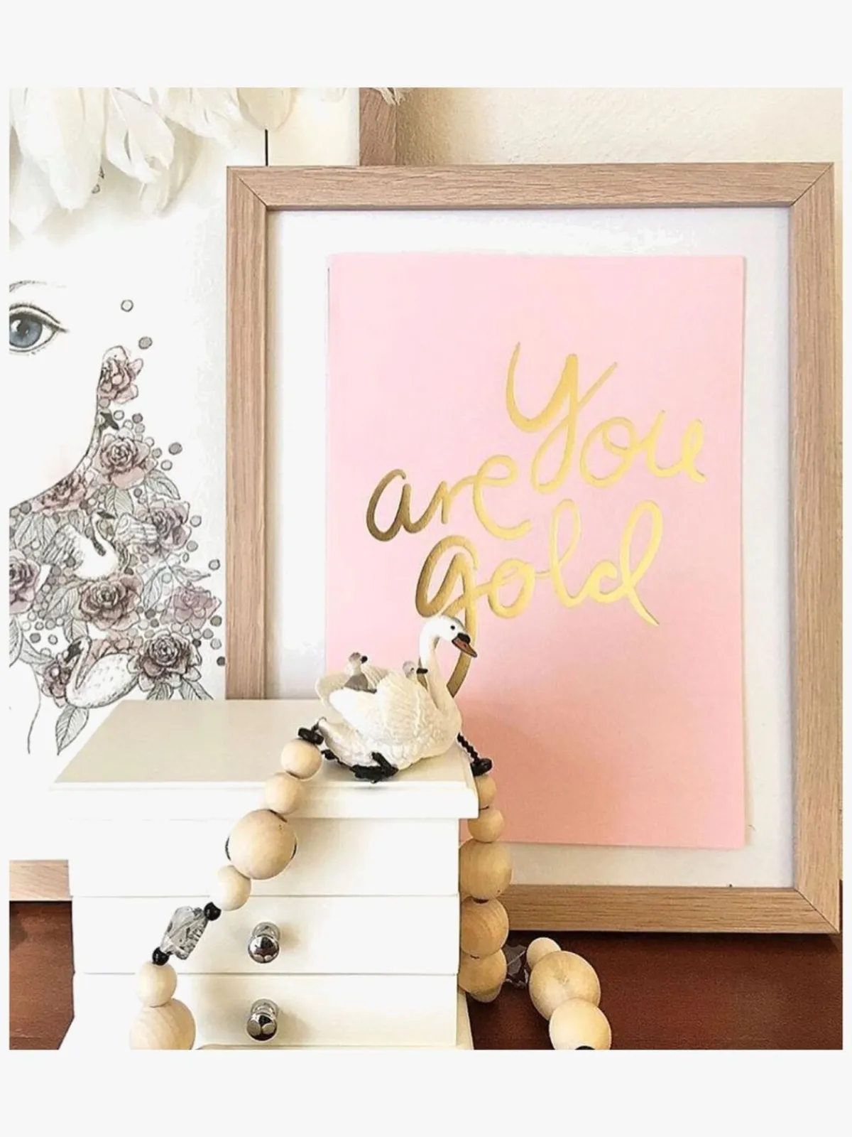 Børn Gullbarn Opbevaring-Smykkeskrin, Maya