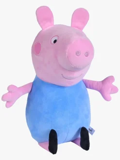 Dukker & Bamser|PeppaPig Gurli Gris Bamse George, 31cm Lyserød/Blå
