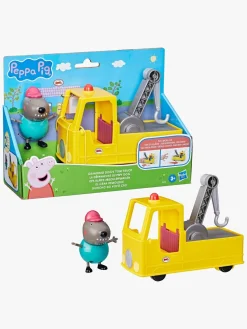 Legetøjsfigurer|PeppaPig Gurli Gris Bedstefar Hund Bjærgningsbil