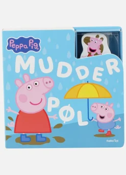 Bøger|PeppaPig Gurli Gris Bog med Træfigurer - Mudderpøl